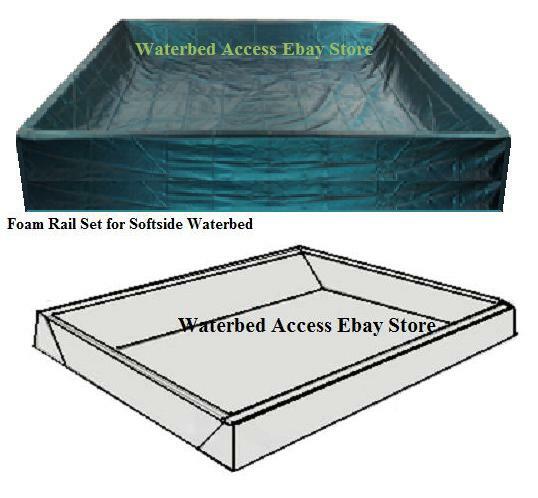 King Softside Waterbed Mattress with 95% Waveless & Bamboo Smooth Top Cover
