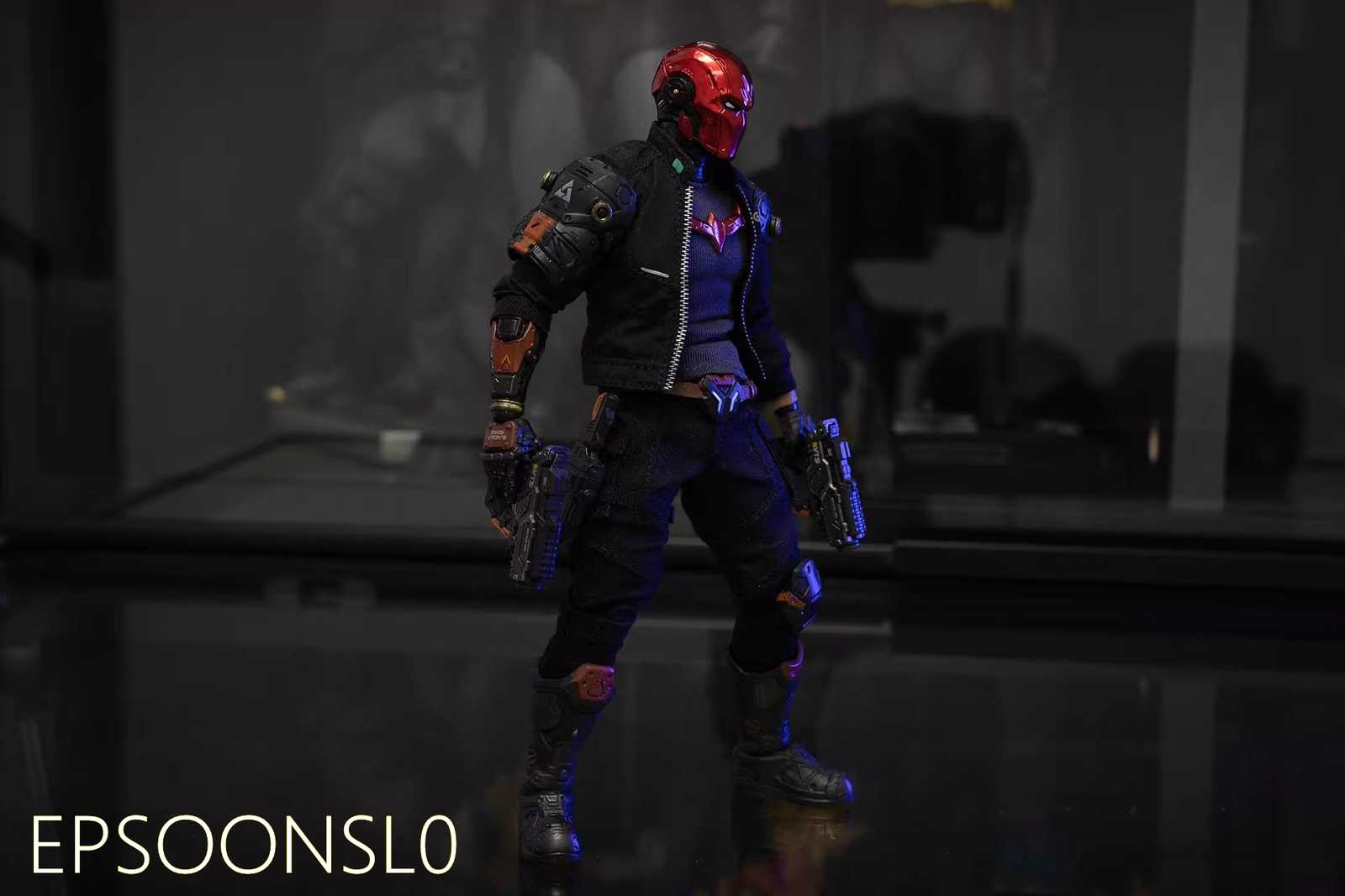 US! COSER TOYS Red Hood Jason Todd 1/12 Head Carving Action Figure Toy Head kits