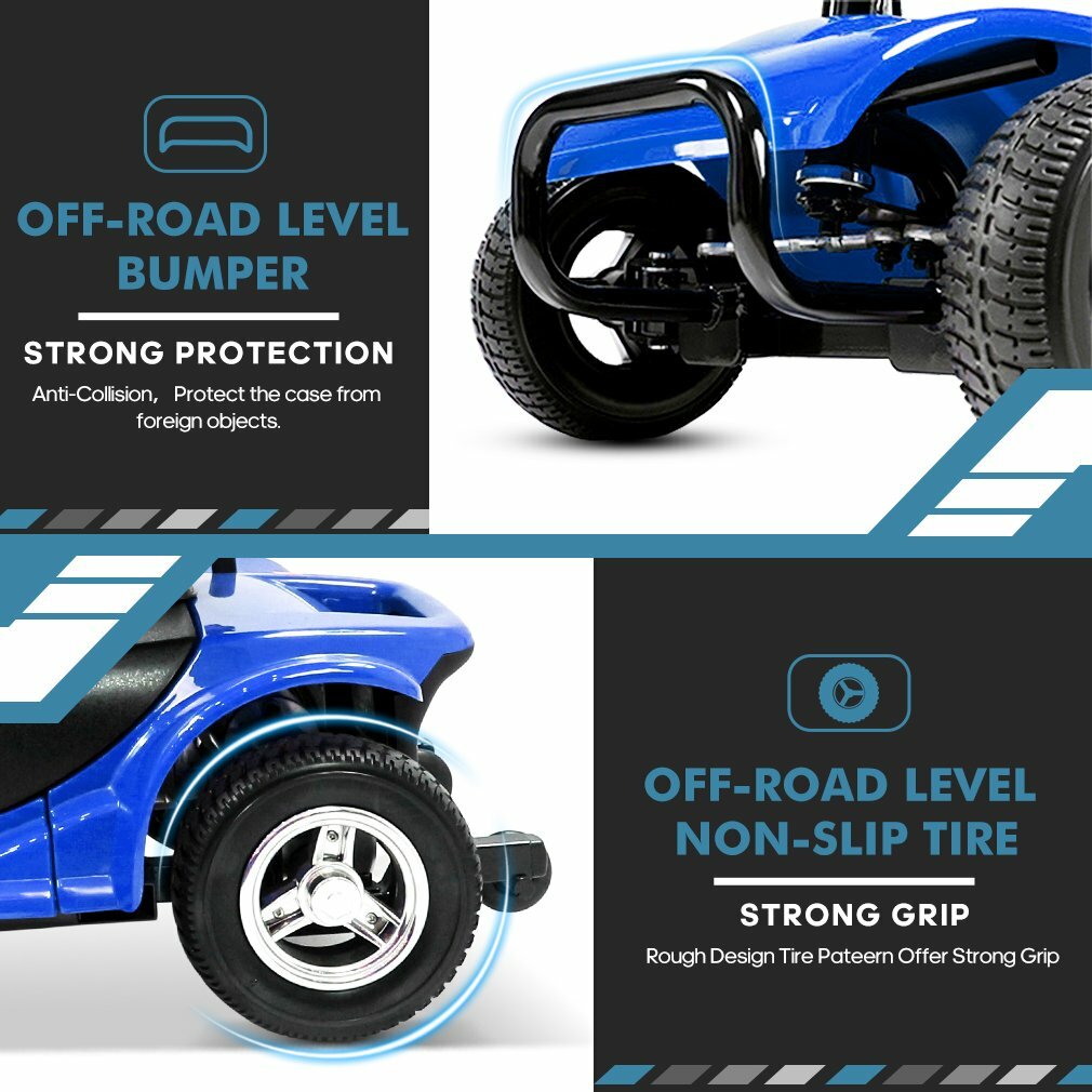 Used 4 Wheels Mobility Scooter Heavy Duty Electric Wheelchair for All Terrain