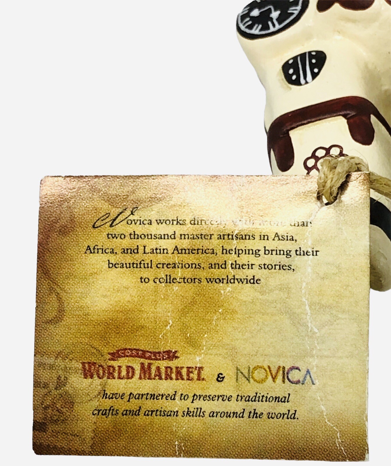 Novica Ayacucho Peru Mini Church Nativity – Hand Painted Ceramic Retablo 4”