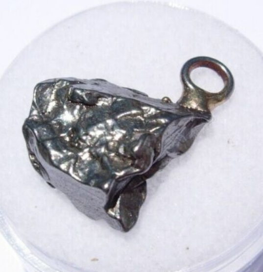 CAMPO DEL CIELO NICKEL IRON METEORITE PENDANT NECKLACE PIECE METEOR SPACE ROCK