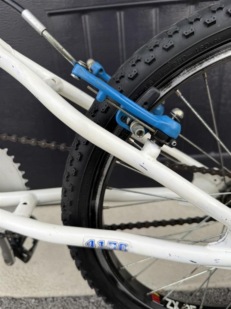 2000 DK Banshee Mid School BMX All Original White Blue Old Complete Bike Bicycle