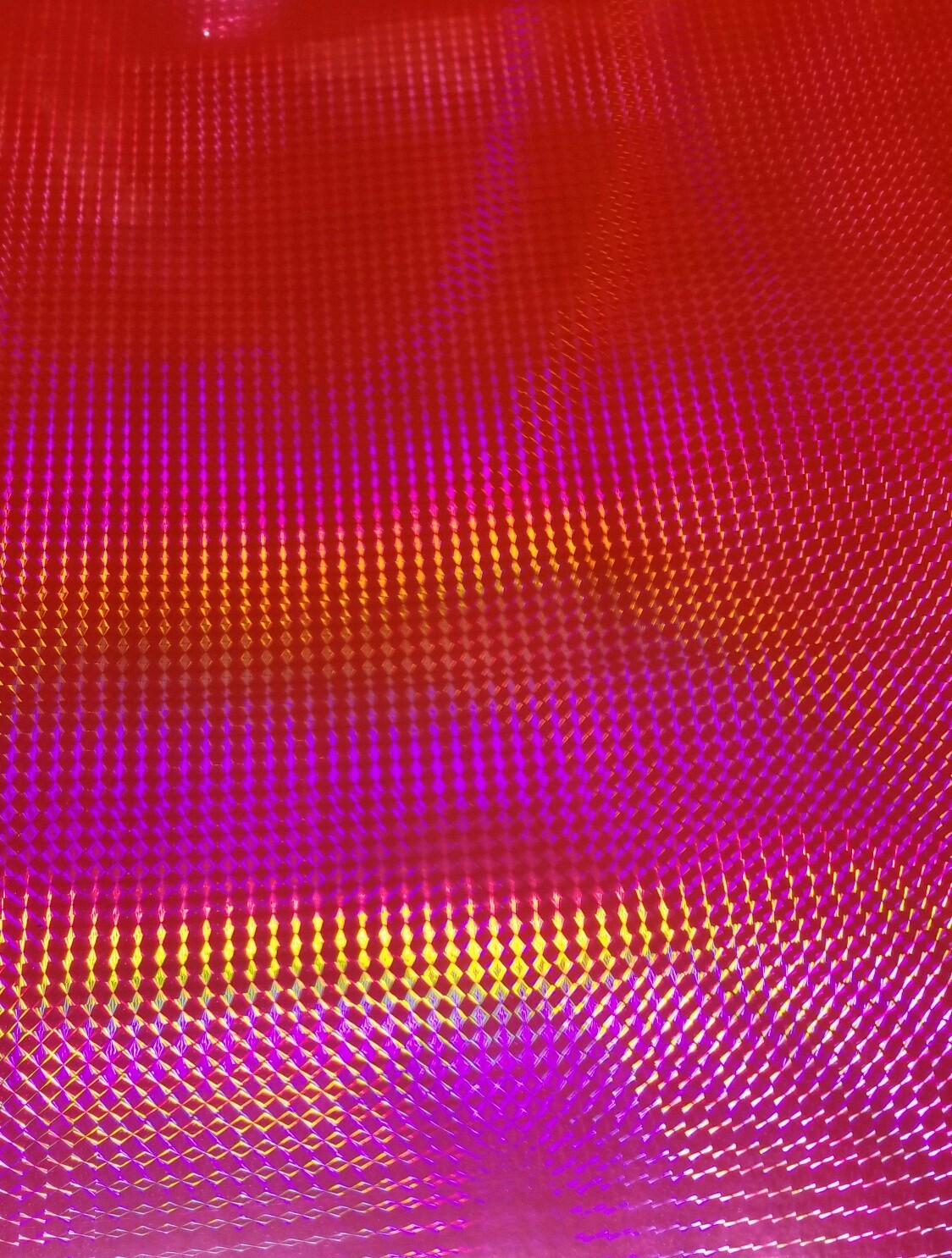 Fluorescent Pink 1/4 inch Holographic Mosaic Prism Sign Plotter Vinyl Film