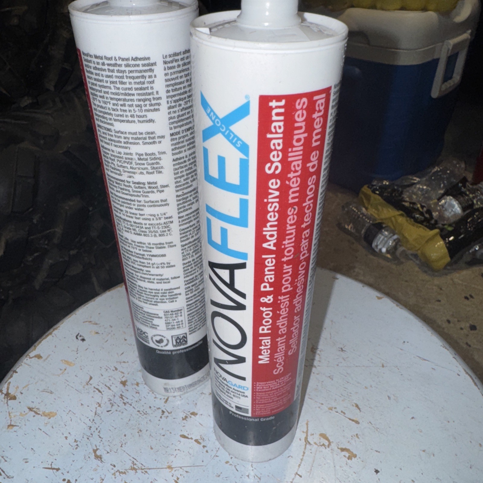 Novagard Novaflex Metal Roof & Panel Caulk Adhesive Sealant