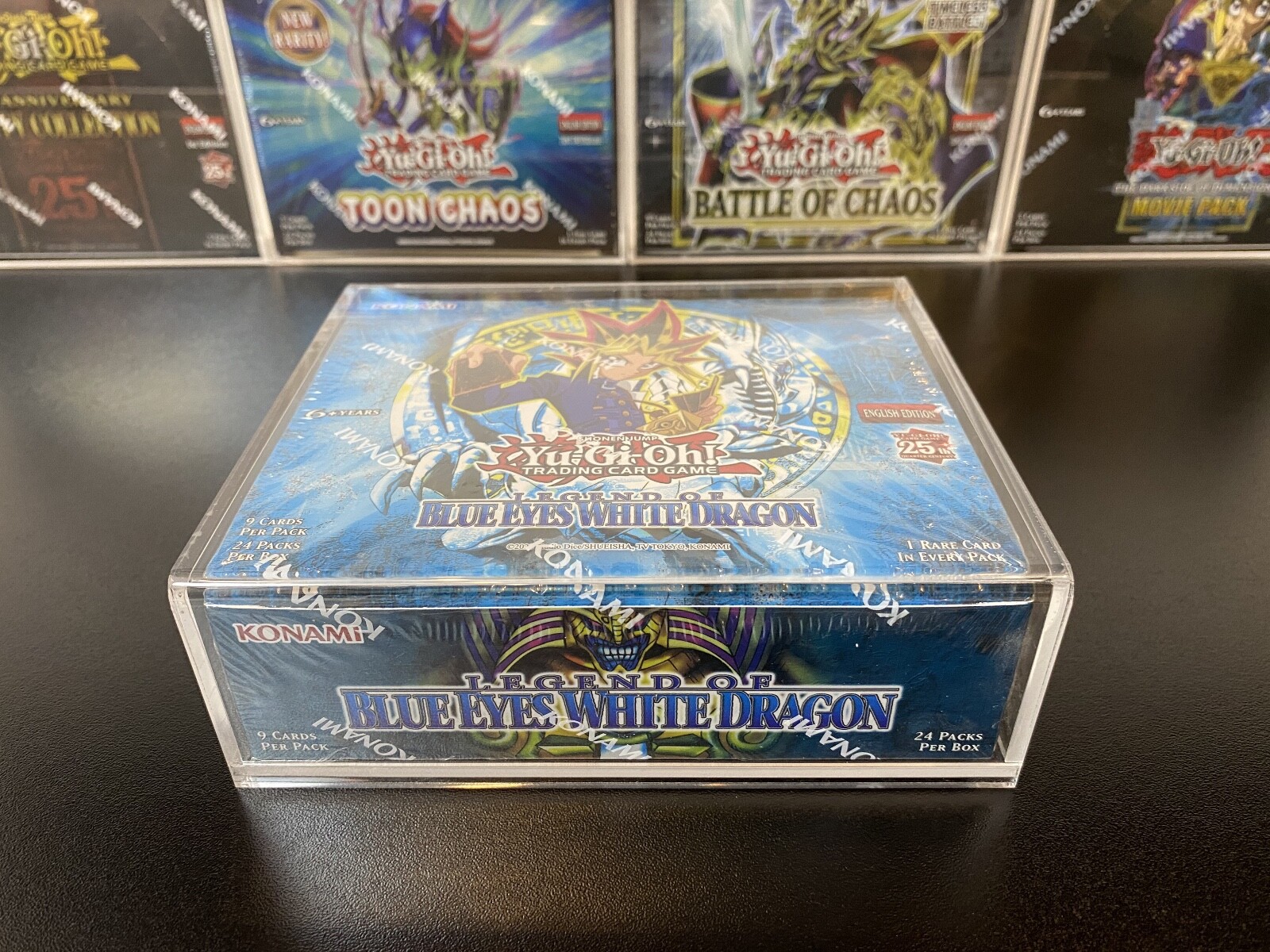 Yu-Gi-Oh! Acrylic Booster Box Case Universal Fit 100% UV Protection 3M AAA Grade