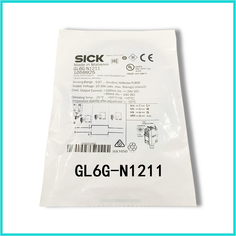 New In Box SICK photoelectric sensor GL6G-N1211 GL6G-P1211 Expedited Shipping