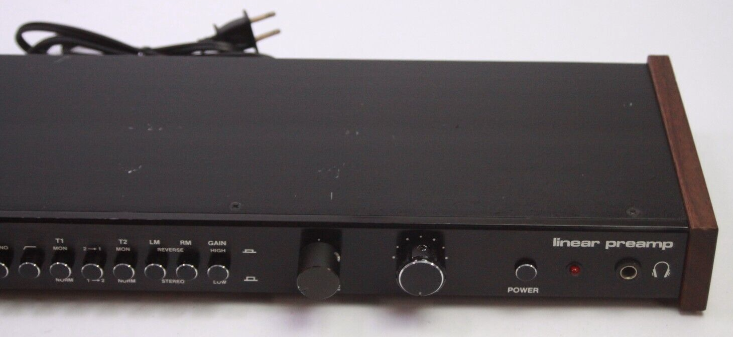 Vintage Wood Grain MXR Linear Preamp Model No 139 Tested