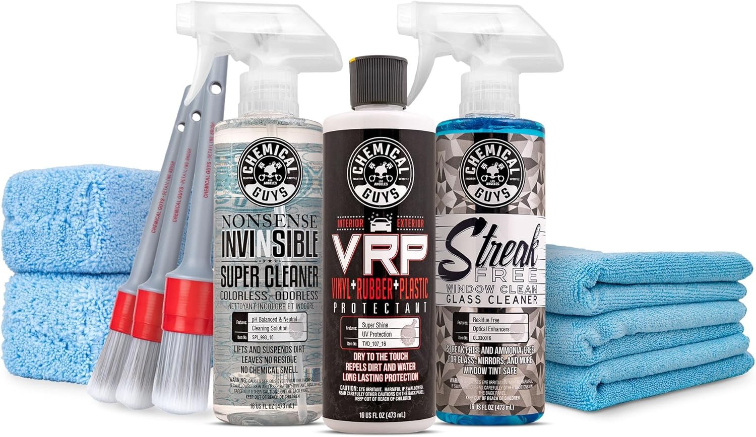 Chemical Guys - Car Interior Detailing Kit - 11-Items