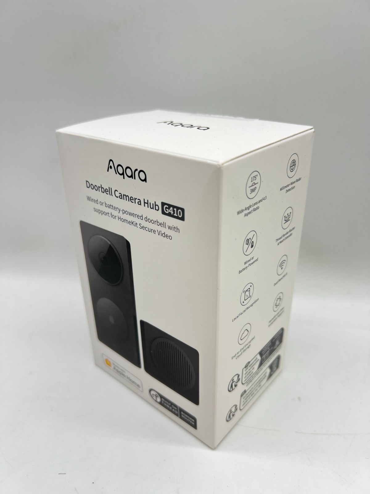 NEW Aqara Video Doorbell Camera Hub G410 with Chime Repeater Model: CH-C09E