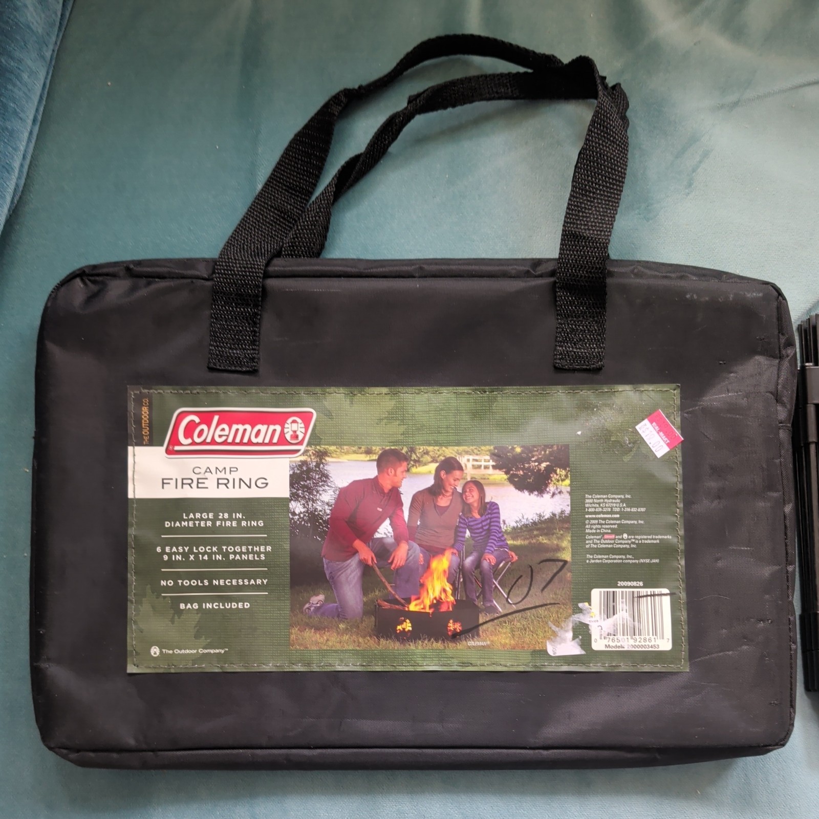 COLEMAN CAMPING FIRE RING PORTABLE FOLDING Off Grid Car Backpacking