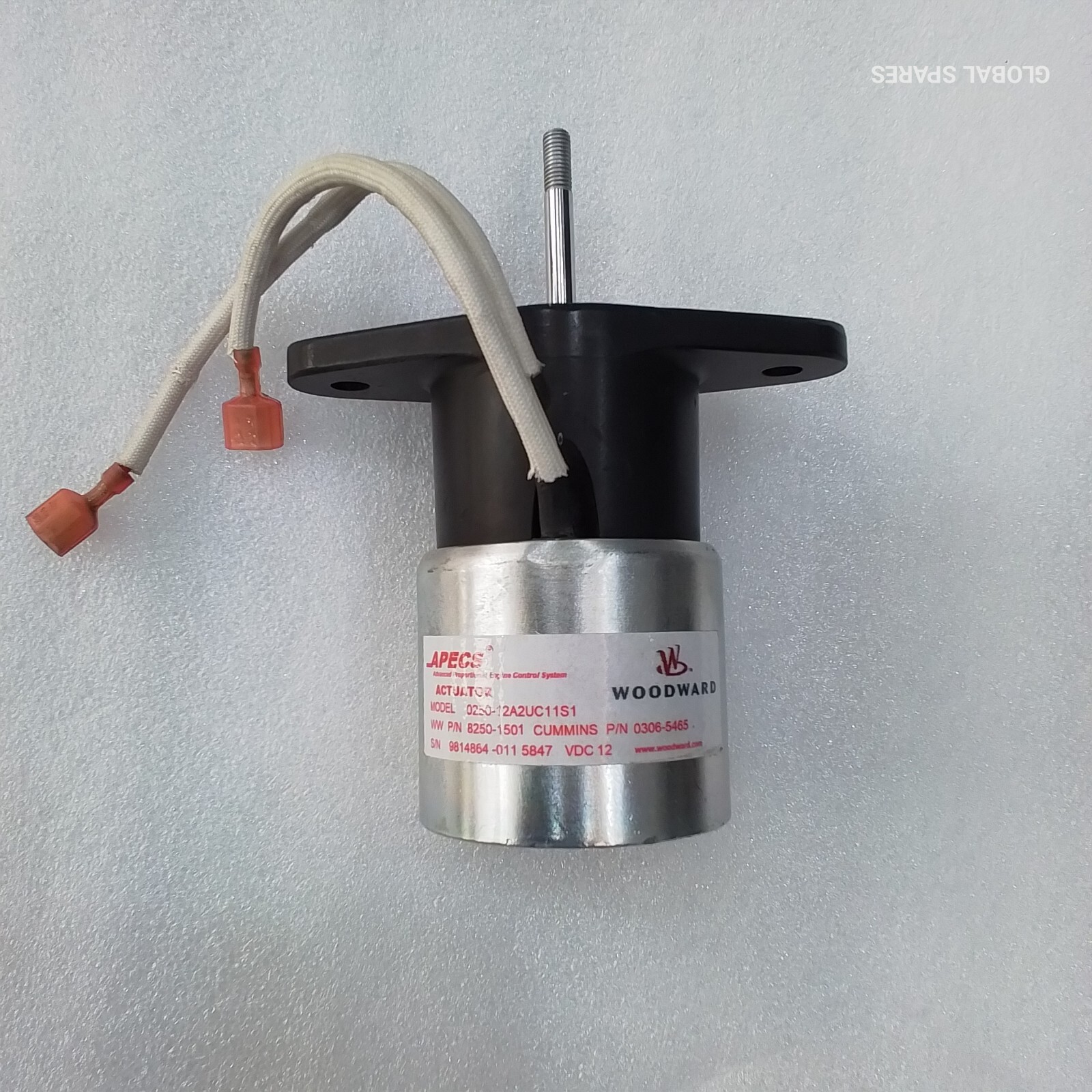 Woodward 12v  P/N  :8250-1501   & Cummins P/N : 0306- 5350 / 0306-5465  12v