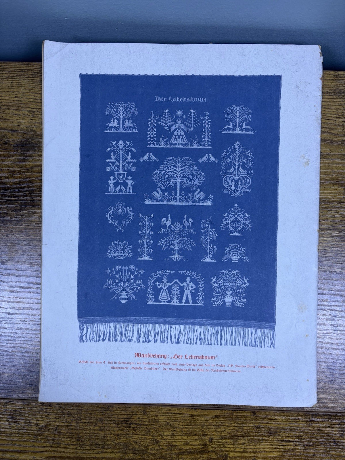 WWII NS Frauer Warte #16 7th Year German Women’s Watch Magazine W/ Illustration