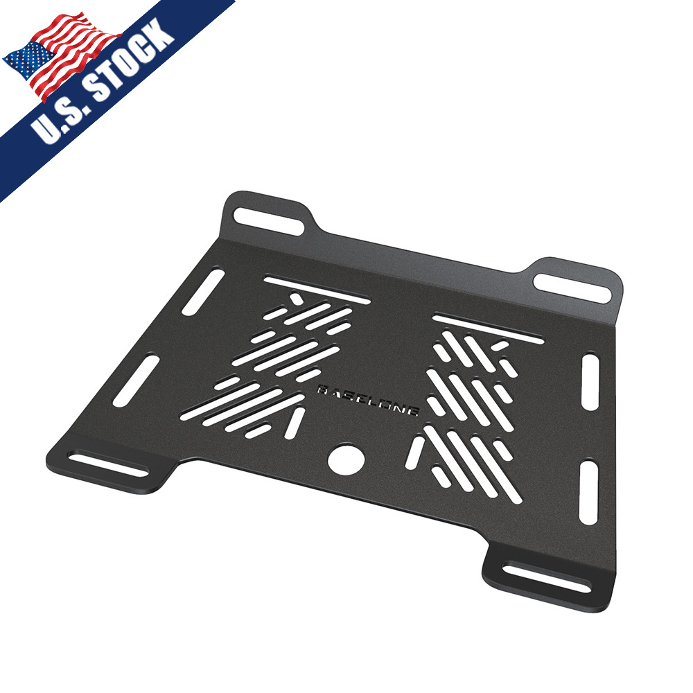 Universal Aluminum Motorcycle Rear Luggage Rack Black Luggage Holder Bracket New