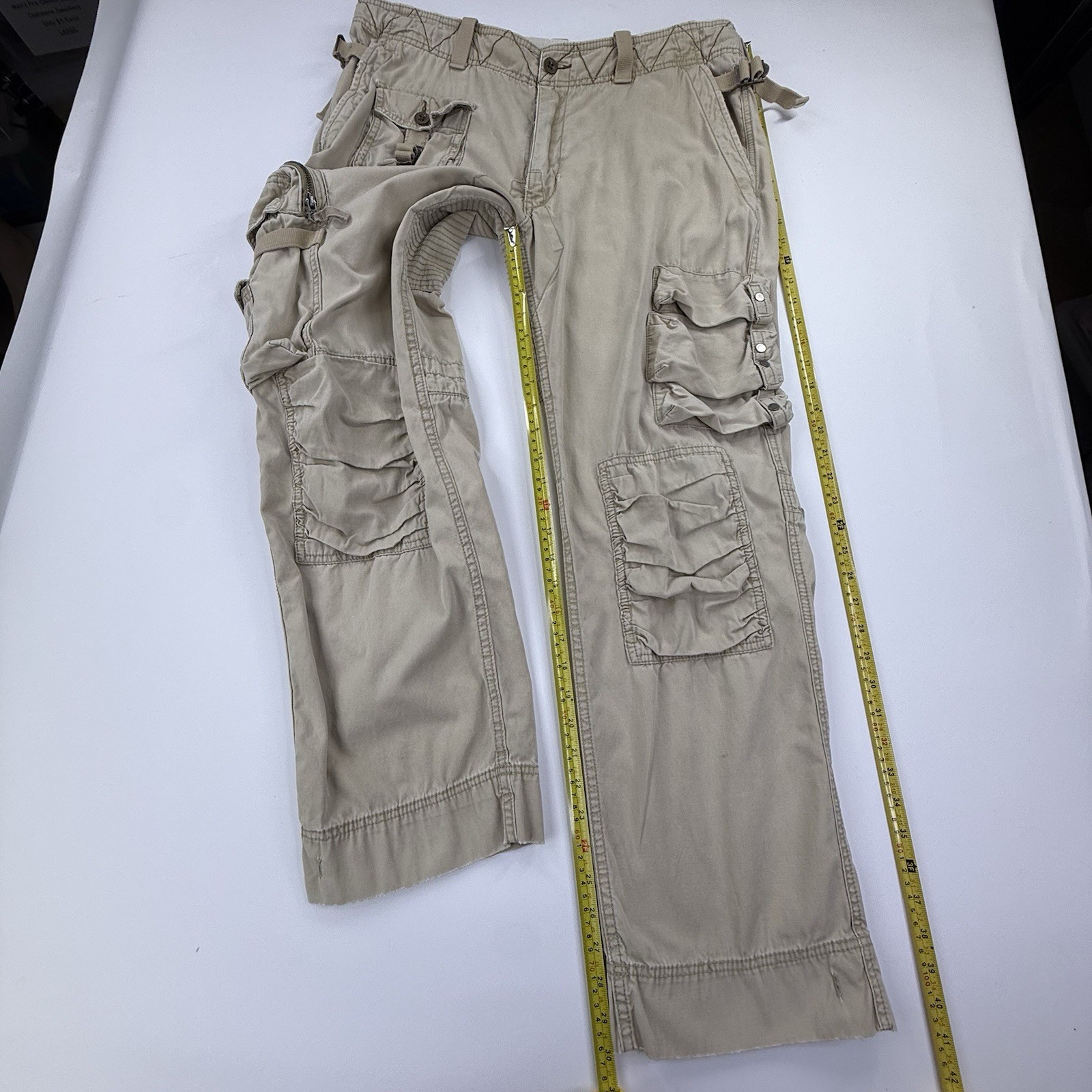 Vintage Polo Ralph Lauren Paratrooper Military Utility Cargo Aviator Pants 36x30