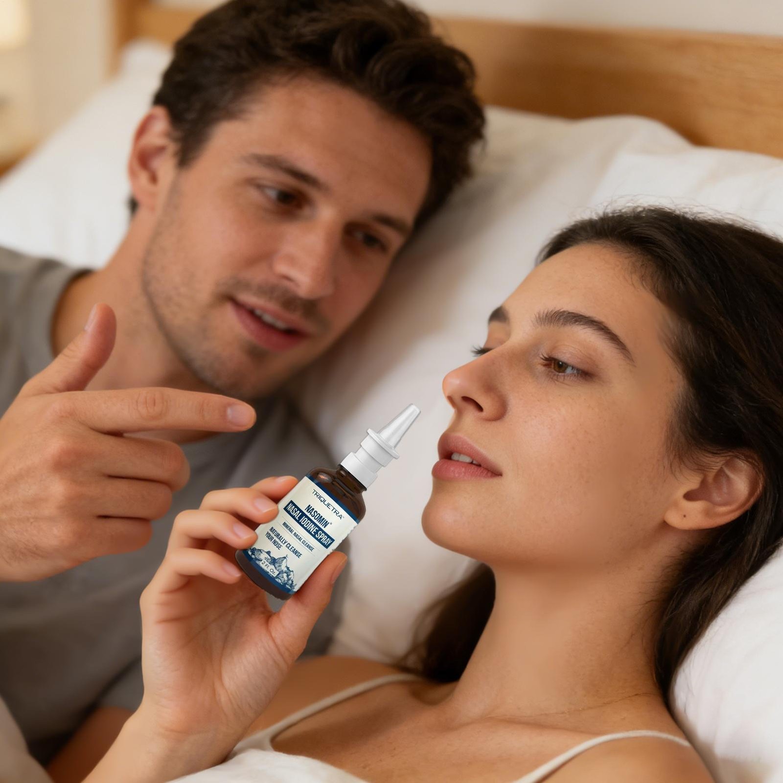 Nasomin Nasal Iodine – Nasal Cleanse– Neutralize Nose - Iodine + Fulvic Acid Ble