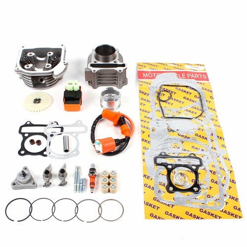 BEST GY6 50CC 100CC CYLINDER BIG BORE KIT BBK 50MM ID 1P39QMB 139QMB 64MM VALVES