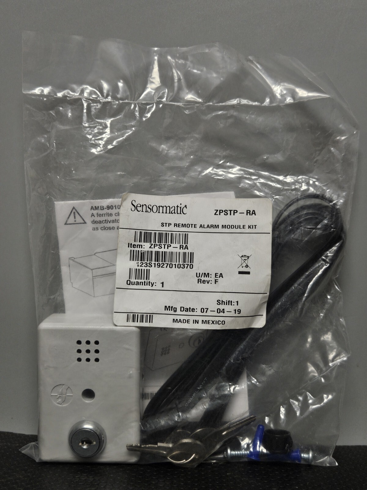 Sensormatic STP Remote Alarm Module Kit ZPSTP-RA