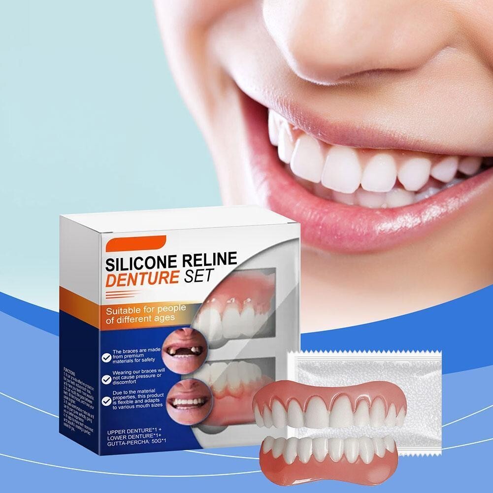Silicone Relinedenture Set, Denture Reline Kit, Denture Set 2025 US