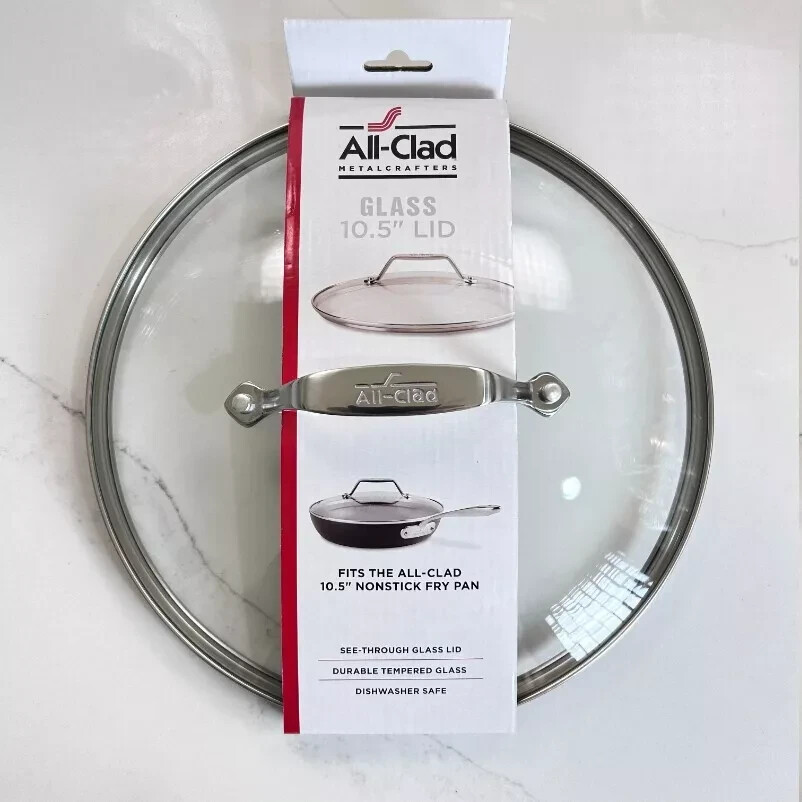 All-Clad 10.5" Glass Lid for All-Clad Hard Anodized Essential & HA1 Cookware.