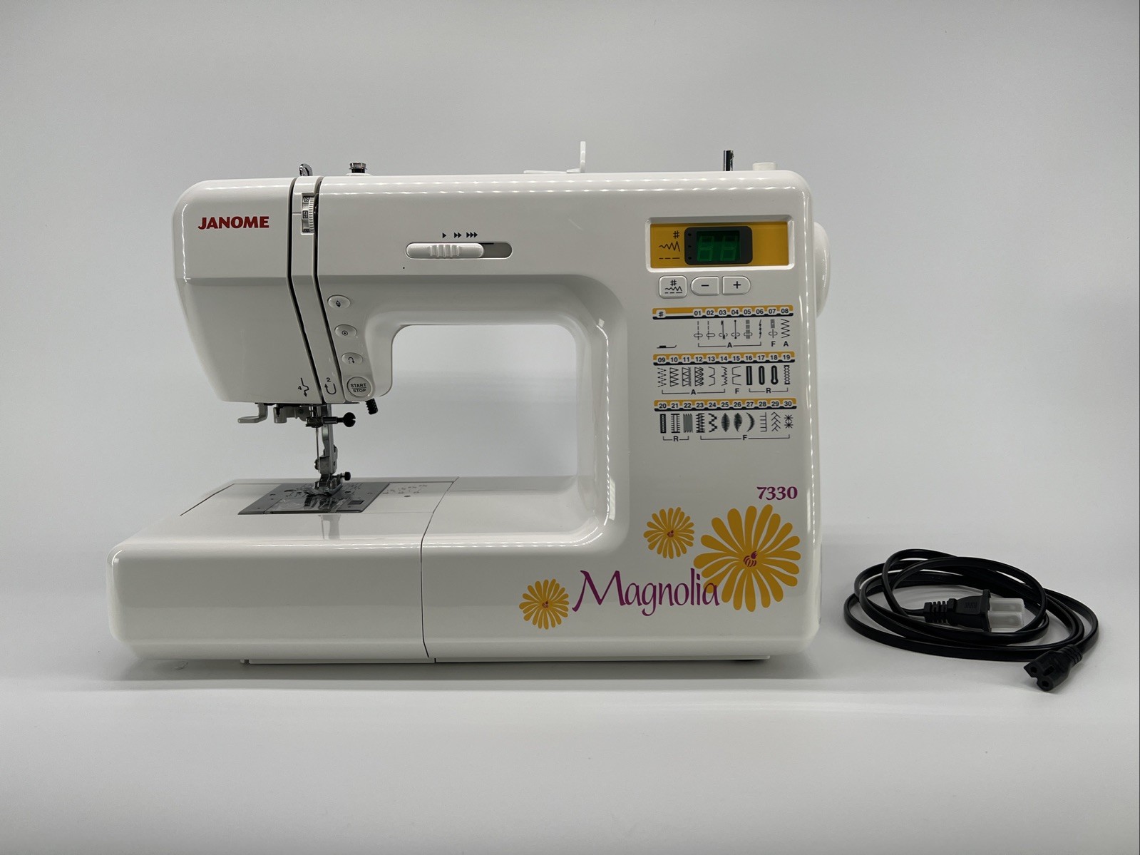 Janome Magnolia 7330 Sewing Machine with Power Cord - Excellent