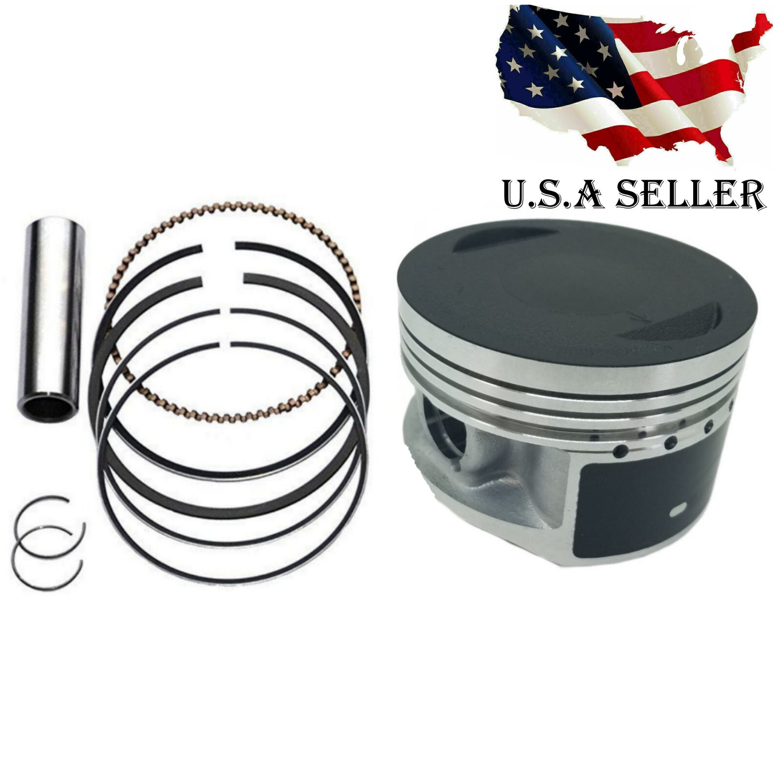 fits Yamaha Warrior 350 Cylinder Head Piston Gasket Top End Kit Set 1987 - 2004