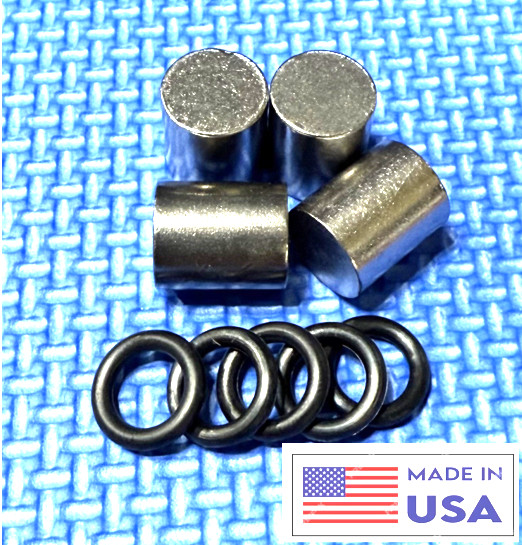 Tungsten Alloy H1,H2,H3 Weights, 4-Pack,~1.37 OZ(39gr)EA,~5.48 OZ(~156 gr)TOTAL