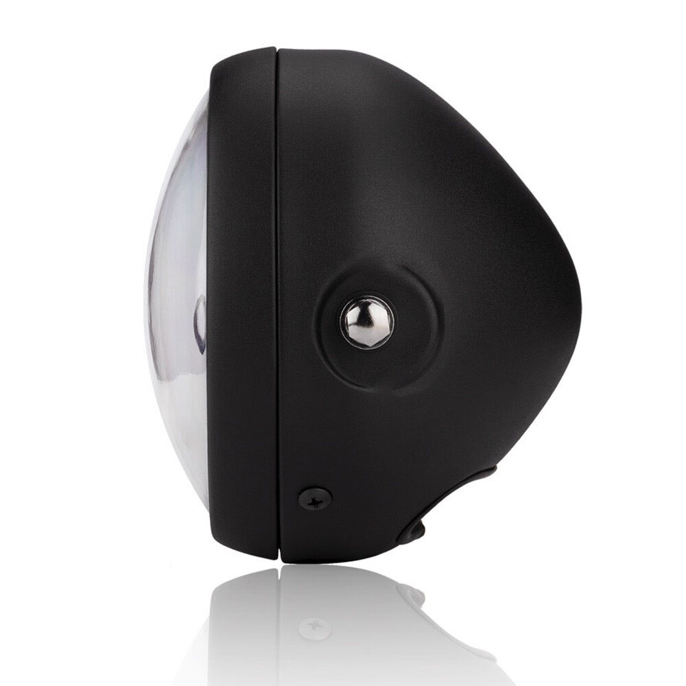 Universal Motorcycle 6.5" LED Hi/Lo Headlight With Bracket For Cafe Racer Bobber