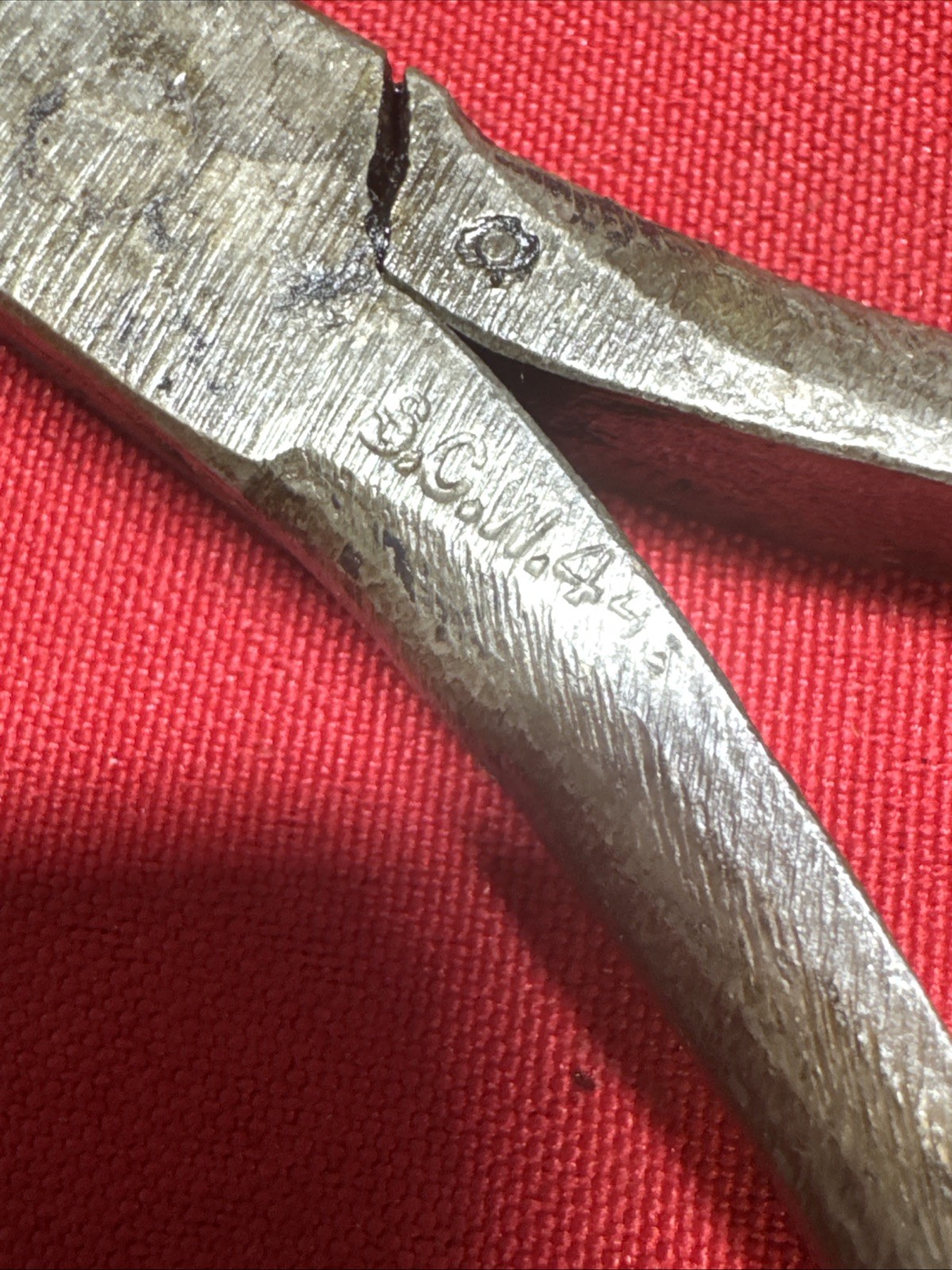 WW2 Military S.C. Williams Company Dated 1944 Round Nose 6 Inch Pliers D513