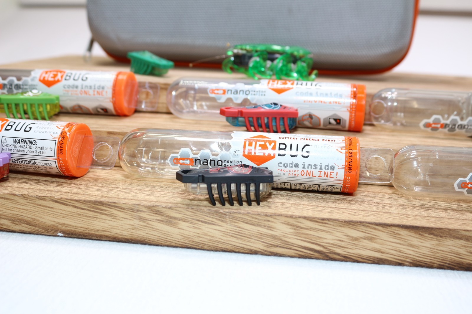 Hexbug Nano Bug Lot Bugs Electronic Toys Mixed Working with Storage Case