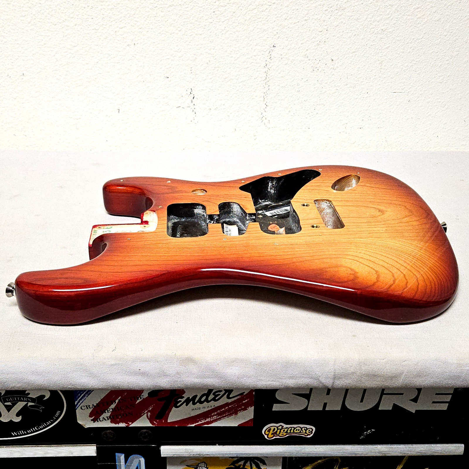 2008 Fender American Standard Strat Ash Body Sienna Sunburst - USA Stratocaster