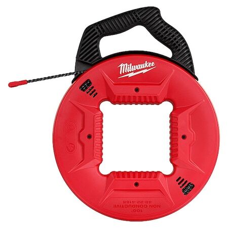 Milwaukee Tool 48-22-4165 100’ Polyester Fish Tape W/Nonconductive Tip