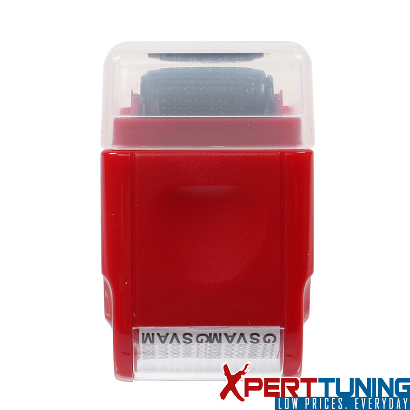 Identity Protection Privacy Roller Stamp Confidential Data Guard Your ID Red