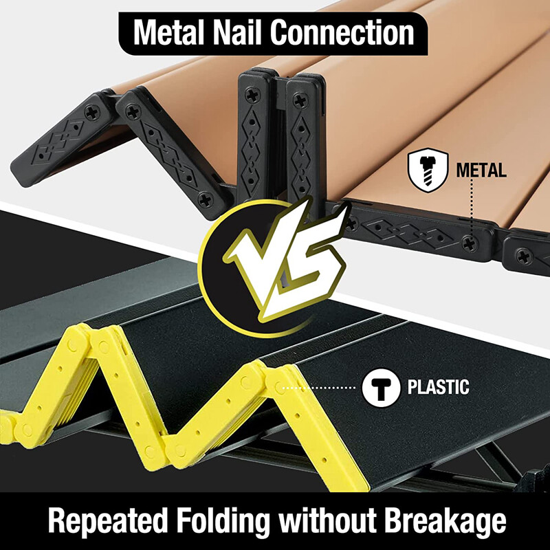 VILLEY Ultralight Camping Side Table Folding Beach Table 16''/19''/24'' with Bag