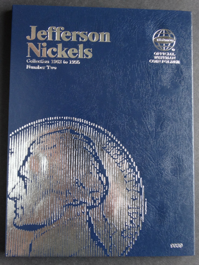 Set of 3 Whitman Jefferson Nickel Coin Folders Number 1-3 1938-2025 Book