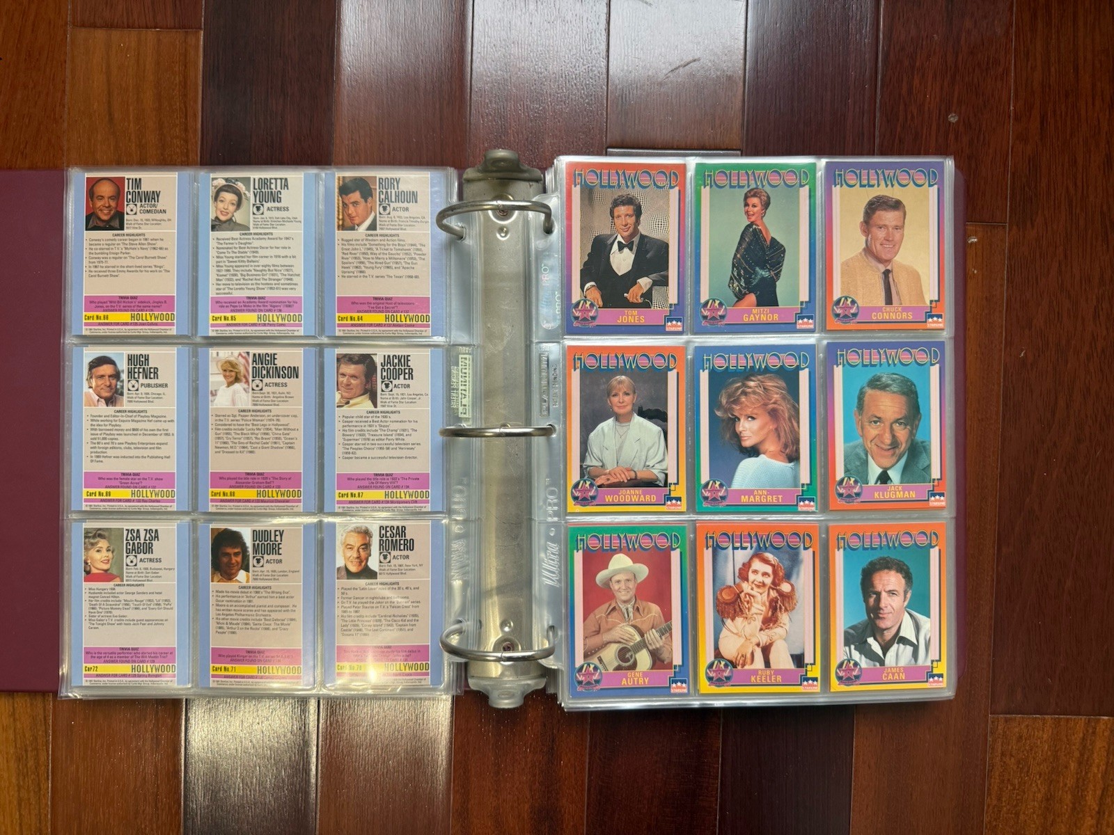 1991 Hollywood Starline 200+ Cards & Binder