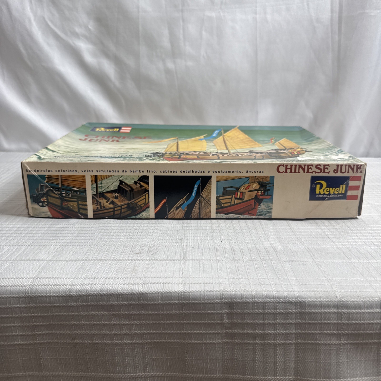 Revell Chinese Junk Plastic Model Kit H-341 Made in Brazil VINTAGE NEW RARE