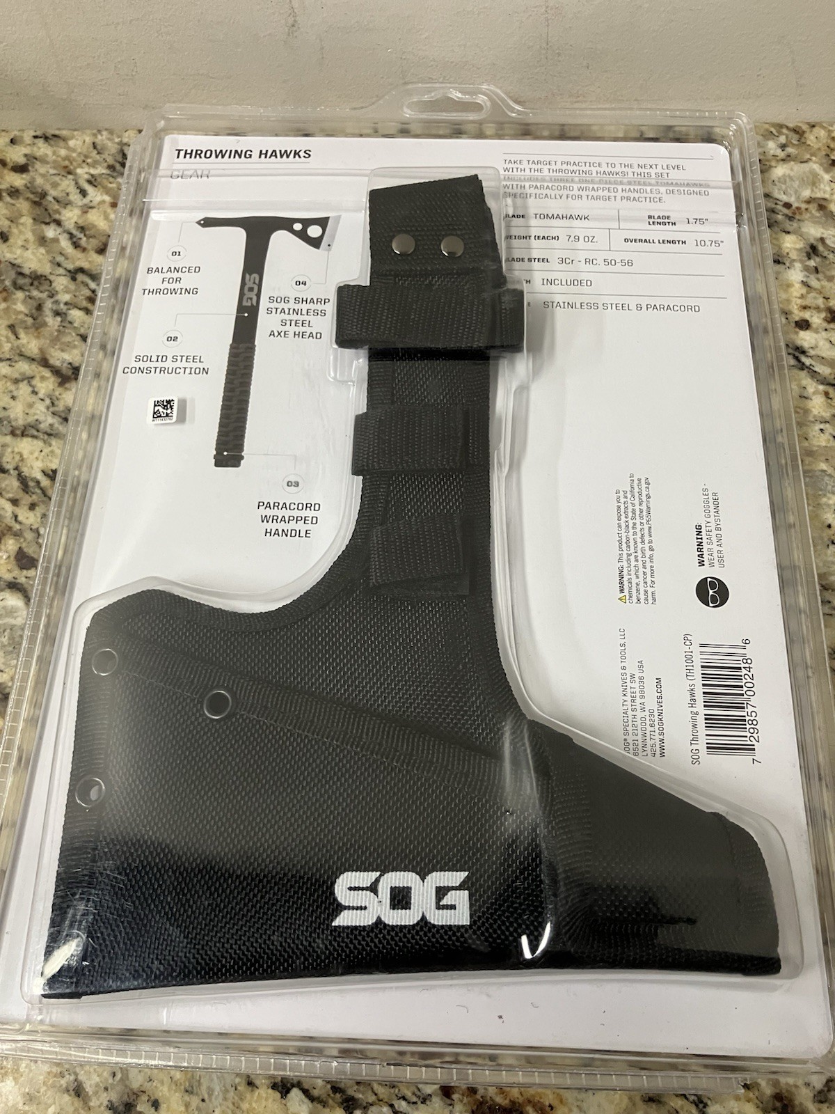 SOG Throwing Hawks 2 Pack Steel Throwing Axe