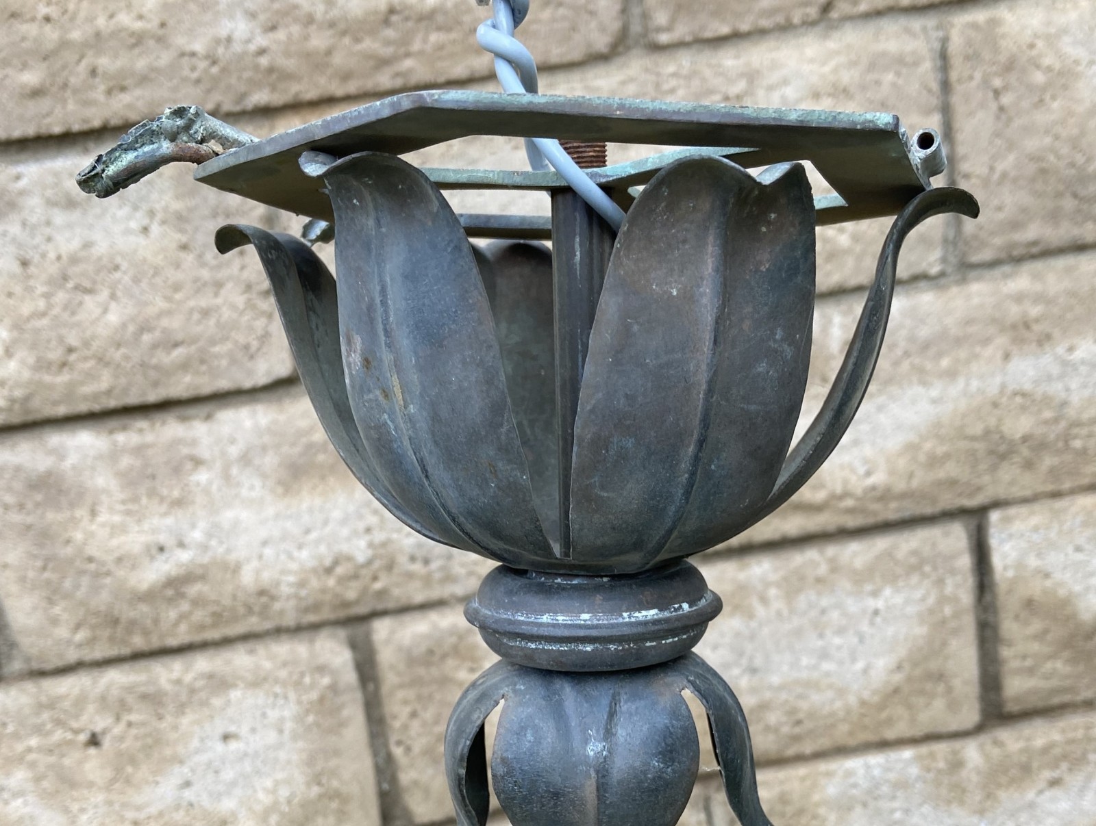 Antique Gothic Light Fixture Lamp Part Gas ? Electric ? Indoor Outdoor Lighting