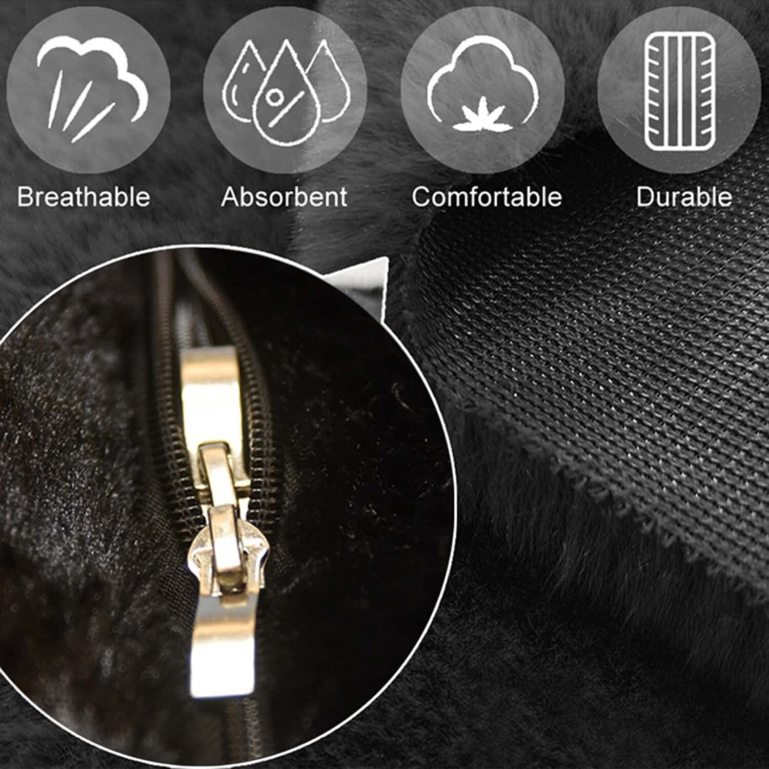 7FT Giant Bean Bag Sofa Living Room Chair Memory Soft Protect Cover No Filling