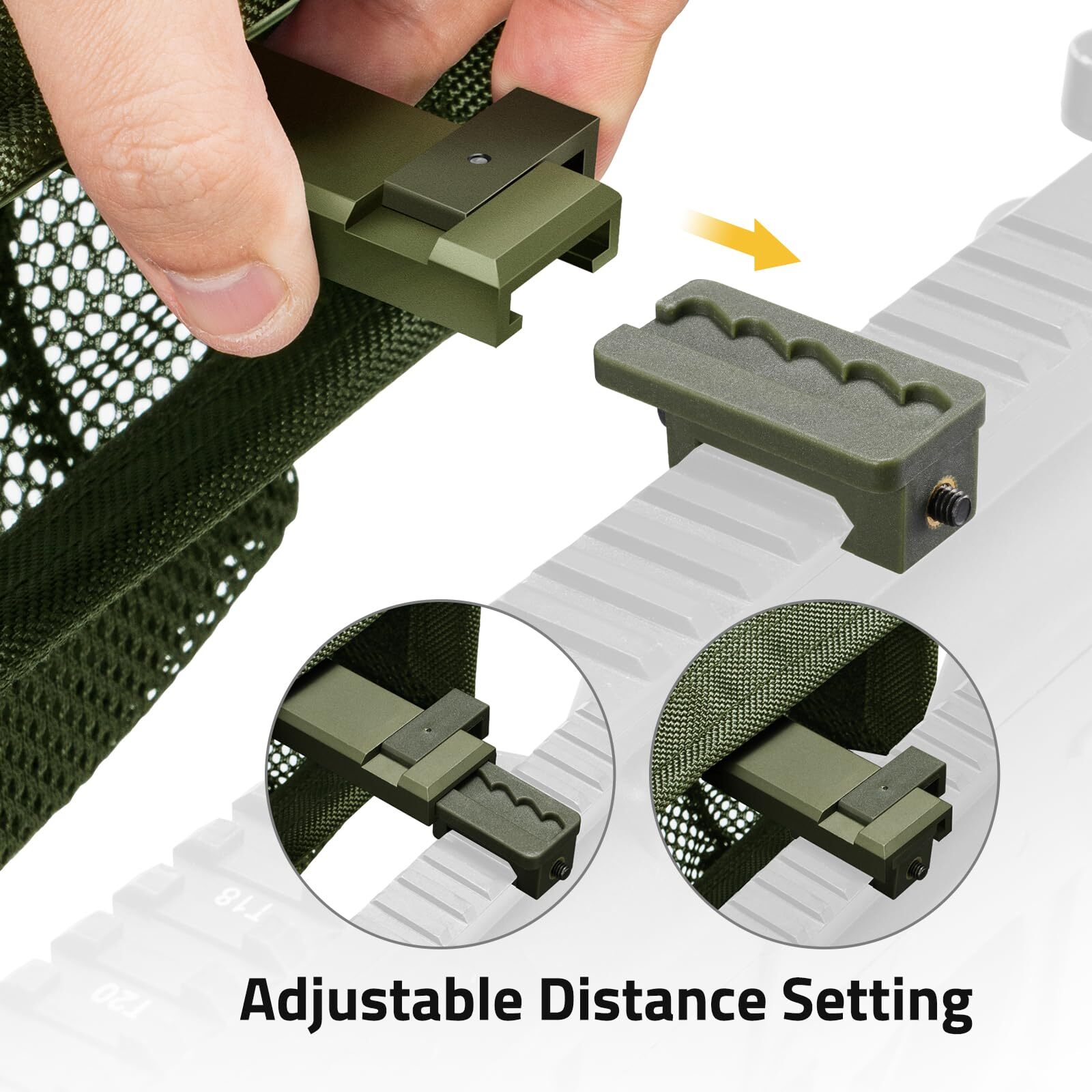 Brass Shell Catcher Net with Picatinny Rail Mount Heat Resistant Mesh Universal