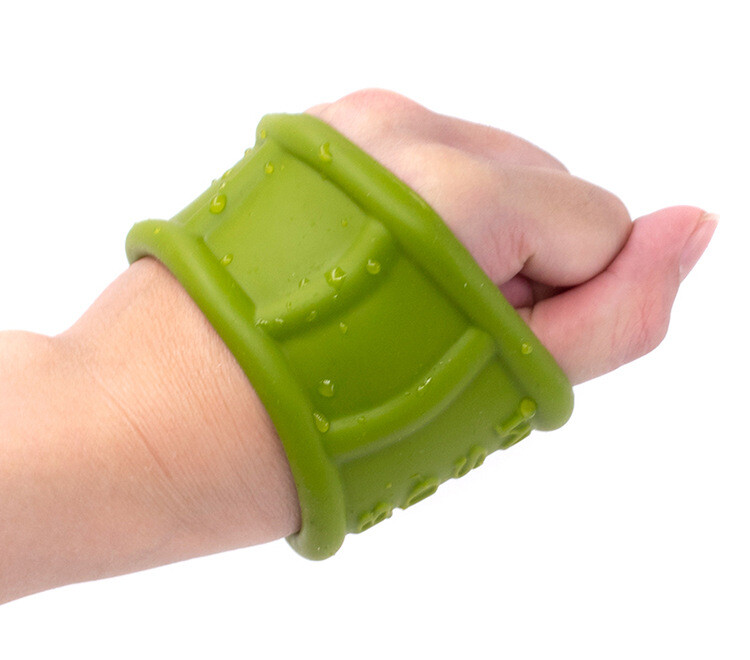 Silicone Ball Scrotum Stretcher Enhancer Squeeze Testicle Ring Delay Ejaculation