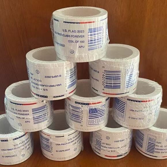 2023, 10 Rolls, 100USPS Permanent Collection -Letter Postage