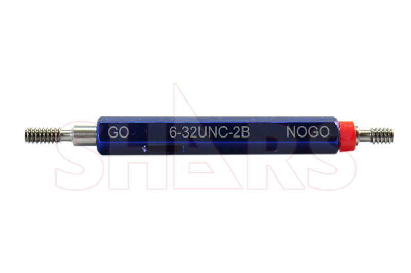 SHARS 6-32 UNC Thread Plug Gage GO and NO GO Class 2B NEW !