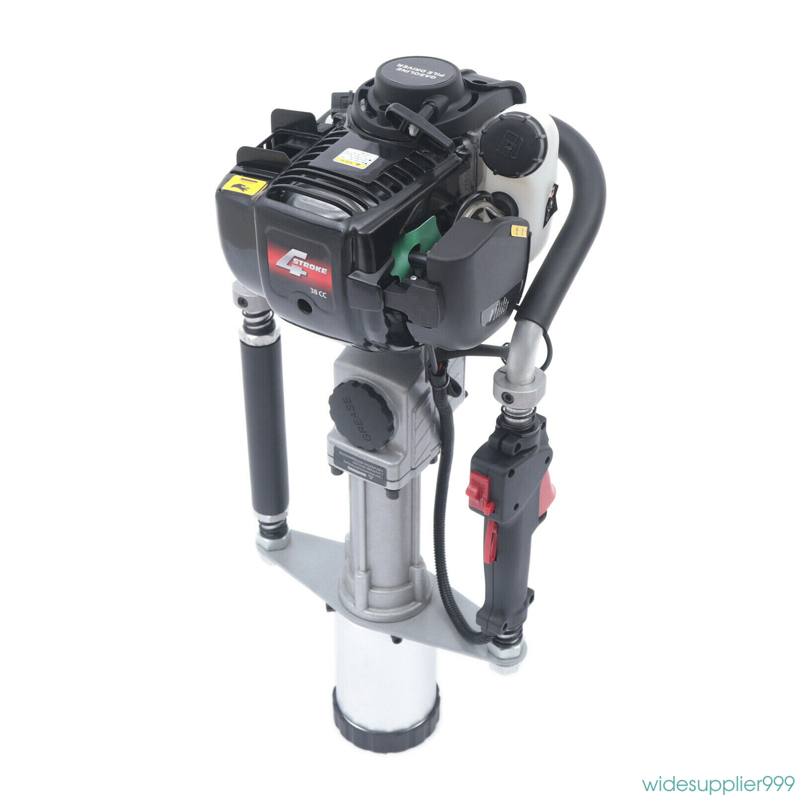 4 Stroke Gas Power Fence Pile Driver Push Gasoline Engine Heavy Duty