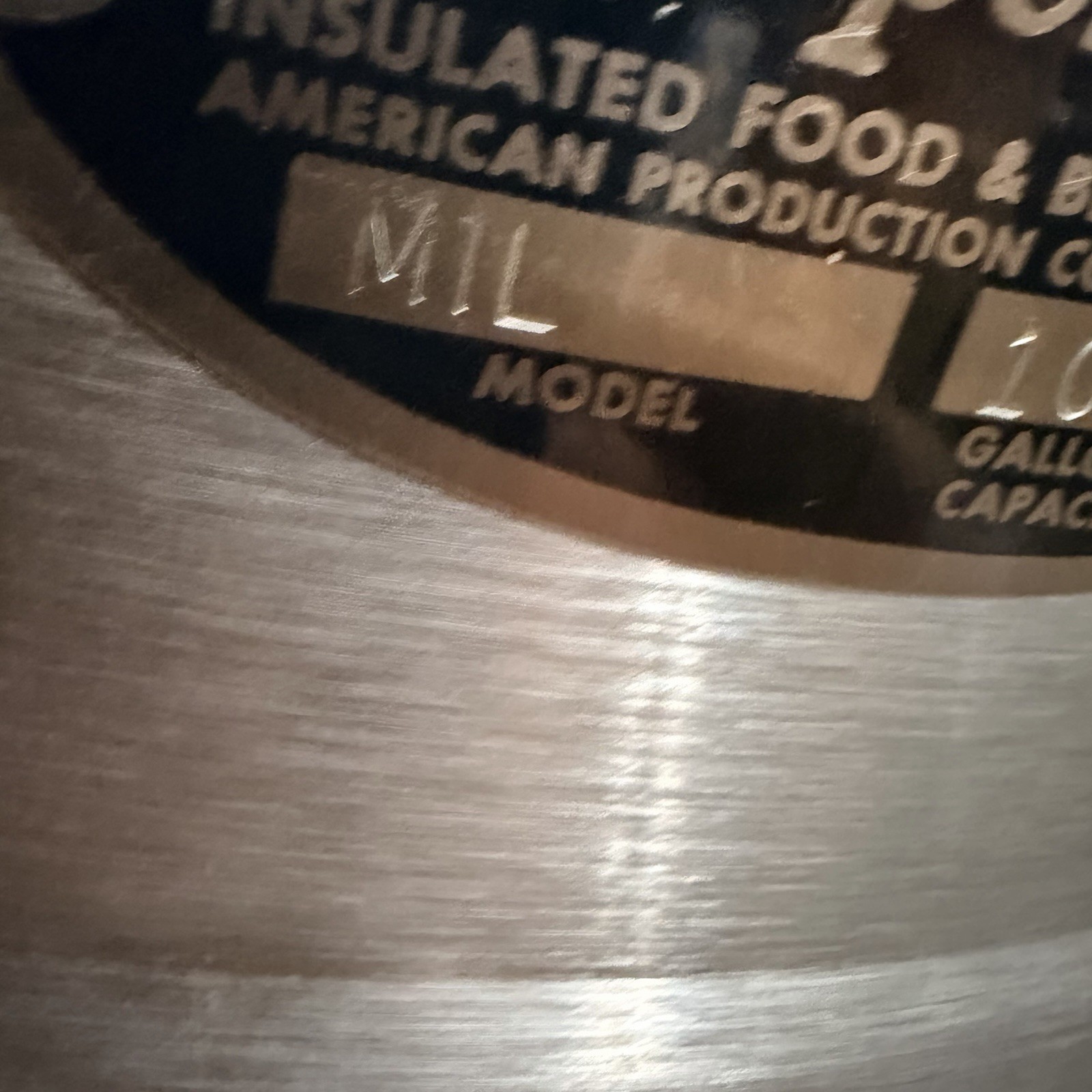 Vintage Super Chef Mil 10 Gallon Insulated Military Beverage Dispenser Container