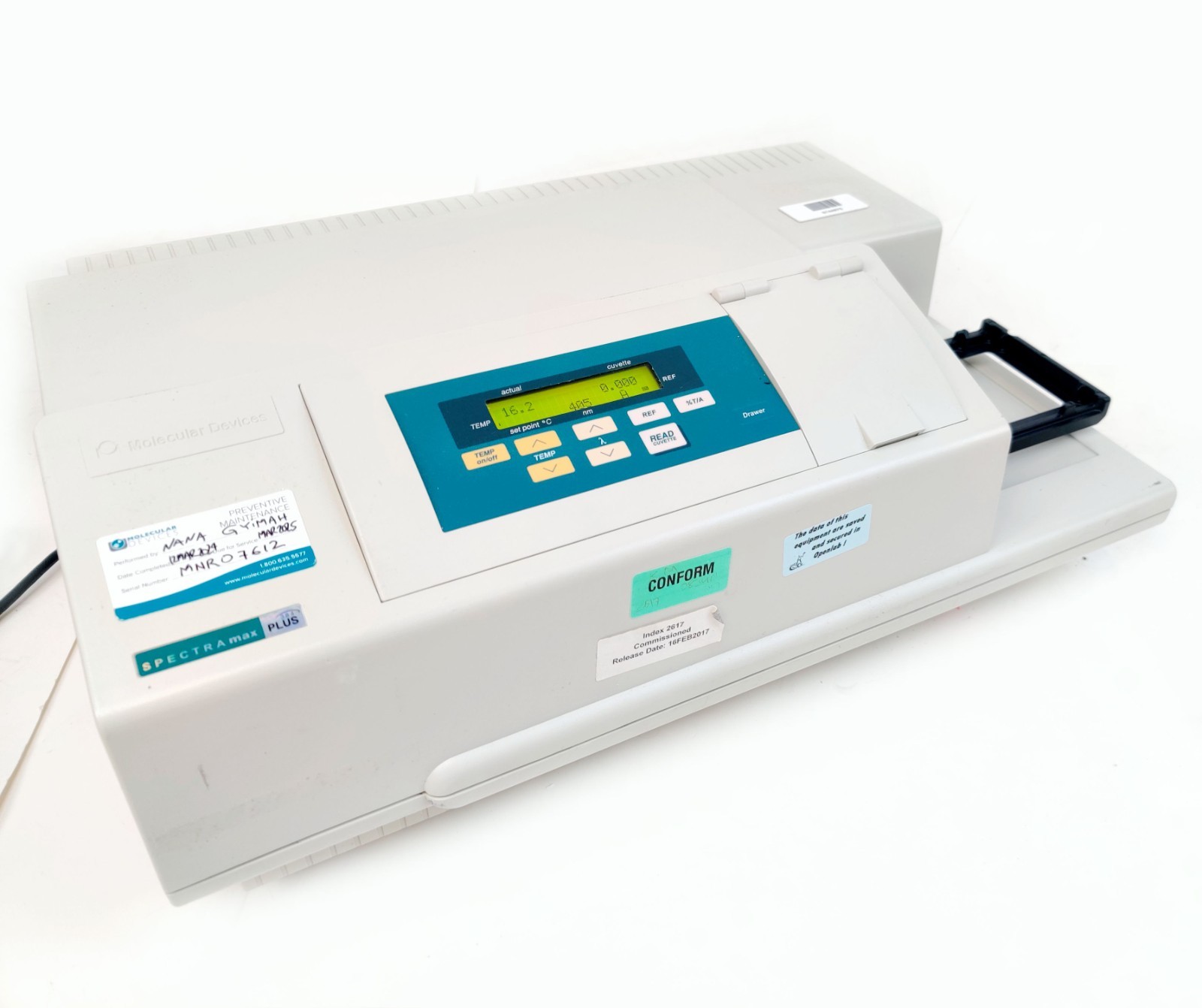 Molecular Devices SpectraMAX Plus 384 Microplate Reader Spectrophotometer