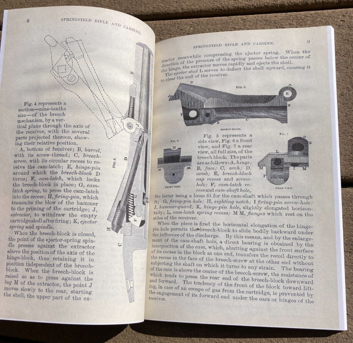 U.S. Army Trapdoor Springfield Rifle Model 1873, Carbine & Revolvers Book 45-70