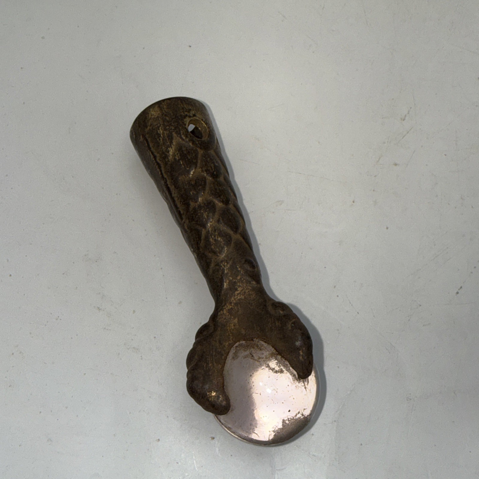 3 Cast Iron Claw And Ball Feet For Stool Or Table