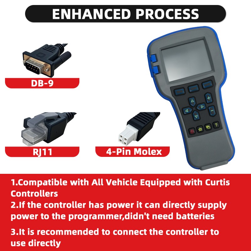 Handheld Controller Programmer OEM Dealer Level for Curtis 1313-4331 1313-4401