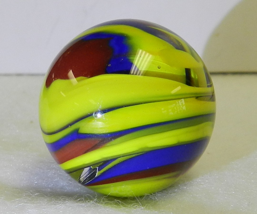 #20583m Handmade Contemporary Keith Baker Marble 1.06 Inches *Mint*